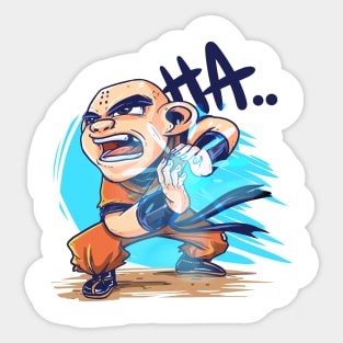 Krillin Kamehameha Sticker